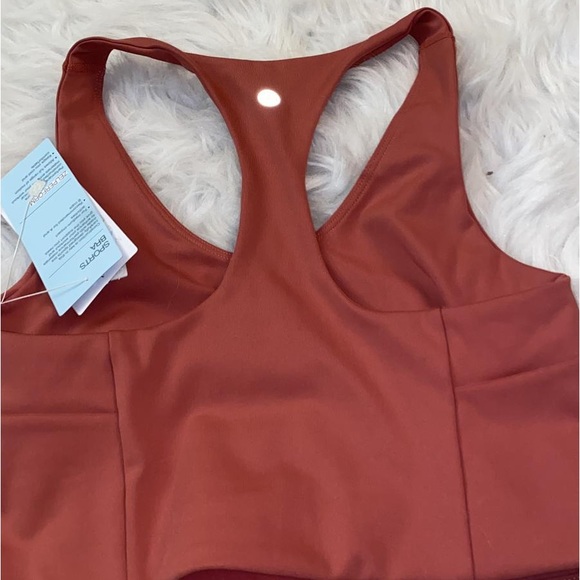 Zella Nordstrom Size XS Yoga Coral Racerback Sports Bra Top - Picture 5 of 8